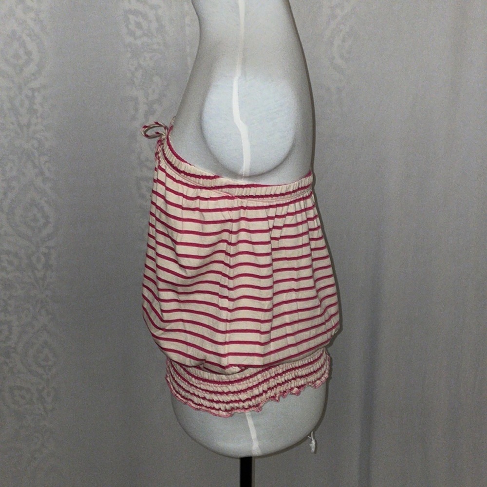 Poof! Pink and Off White Strapless Halter Medium NWT - Picture 4 of 12
